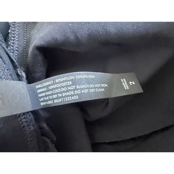 Torrid Underwire Peplum Tankini Bikini Swim Top ONLY Black Plus Size 2 2X *Read* - Picture 10 of 16